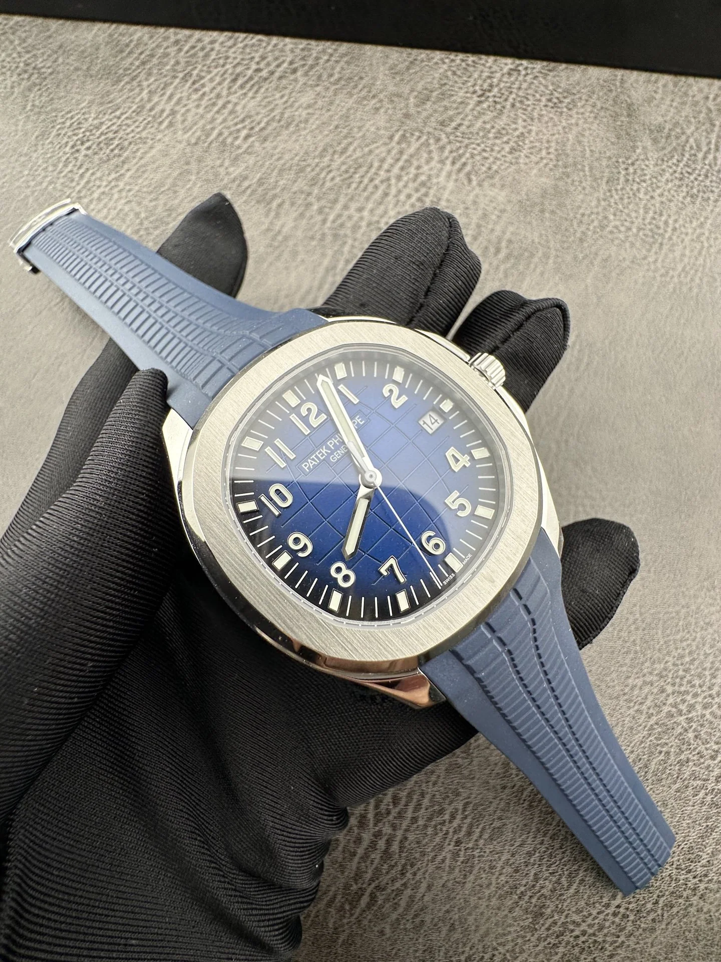 파텍필립 아쿠아넛 5167 자동 그레이 다이얼 3 K 공장 레플리카 44052 Patek Philippe 상세 이미지 1