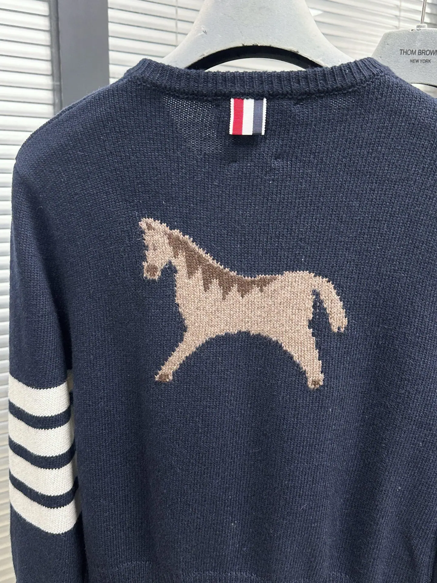 톰브라운 네이비 블루 남성 후드 레플리카 46568 Thom Browne 상세 이미지 5