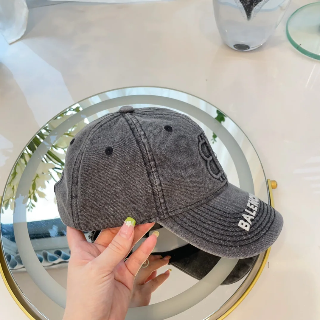 발렌시아가 워시드 데님 베이스볼 모자 상세 이미지 3