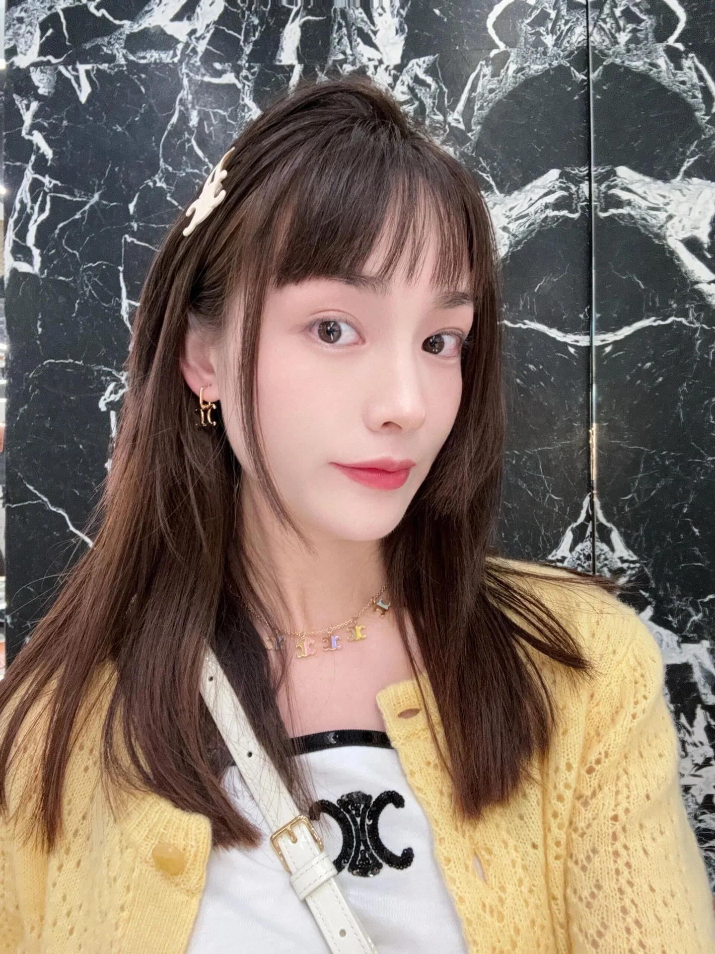 셀린느 3D 개선문 오일드롭 목걸이 상세 이미지 4