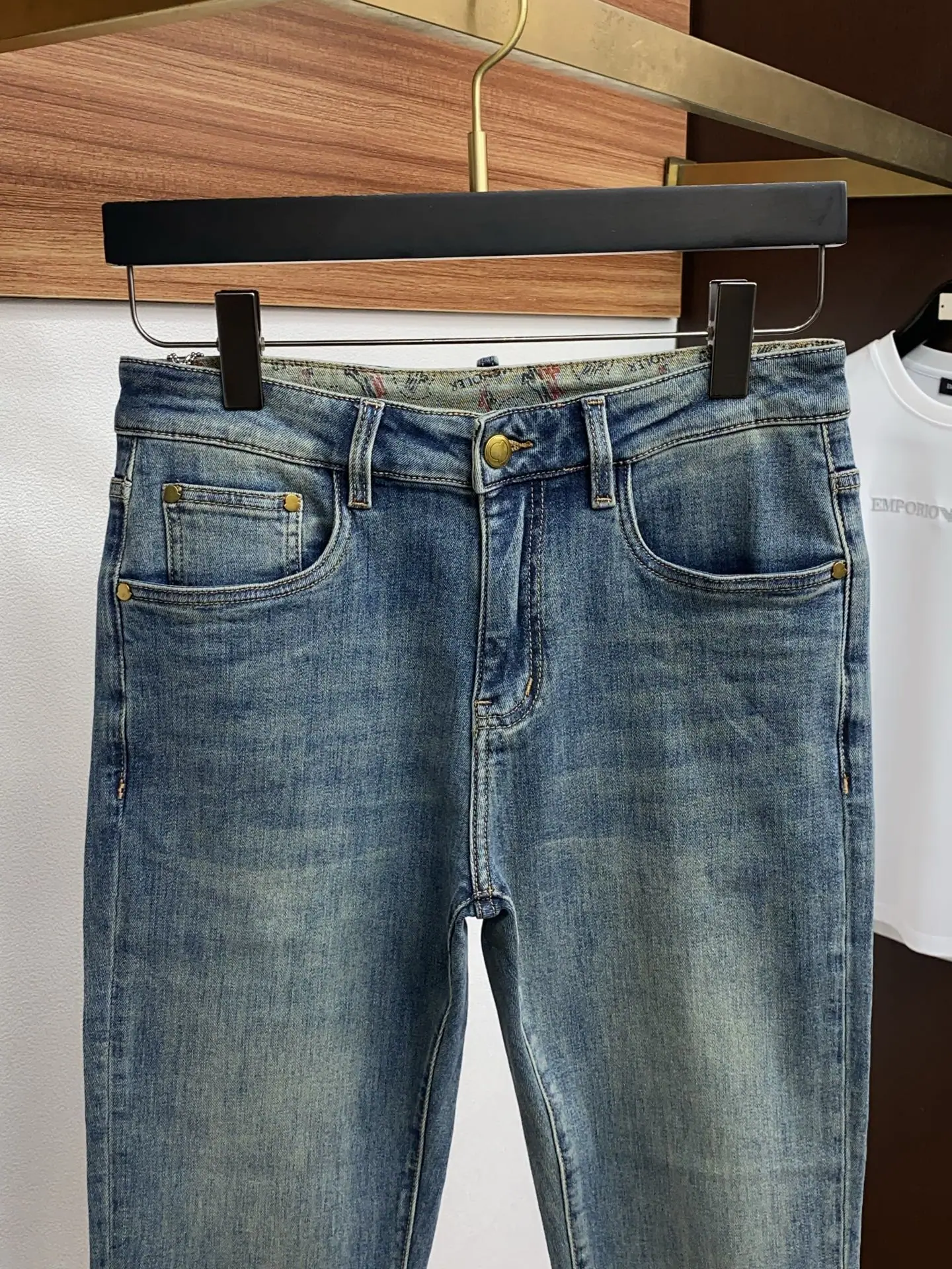 버버리 커스텀 데님 청바지 상세 이미지 3