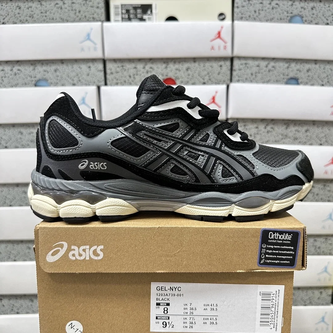 아식스 [WZ] 젤 NYC 1203A739-001 200393 Asics Gel-NYC Black Black