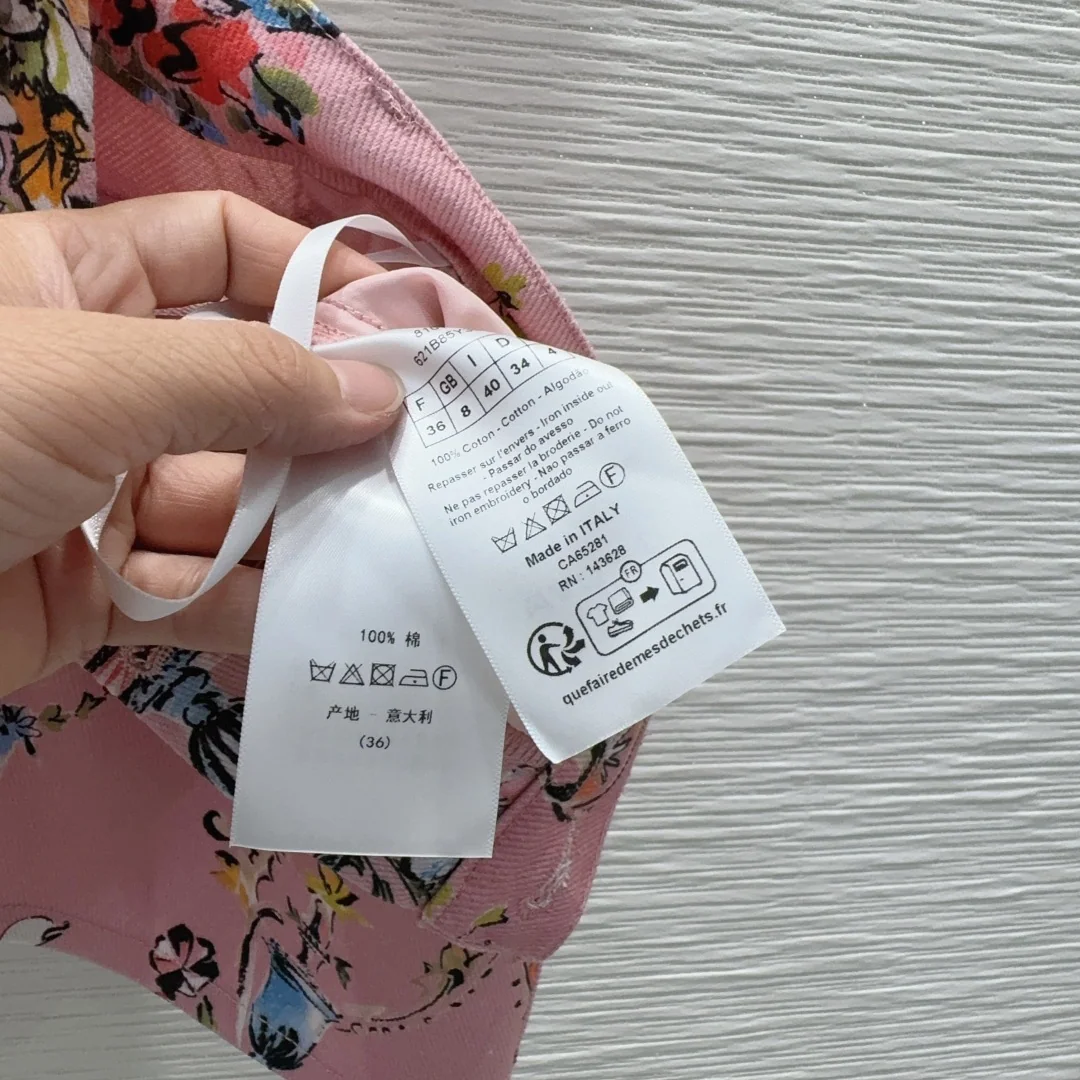 디올 시스루 프린트 여성 스커트 상세 이미지 9