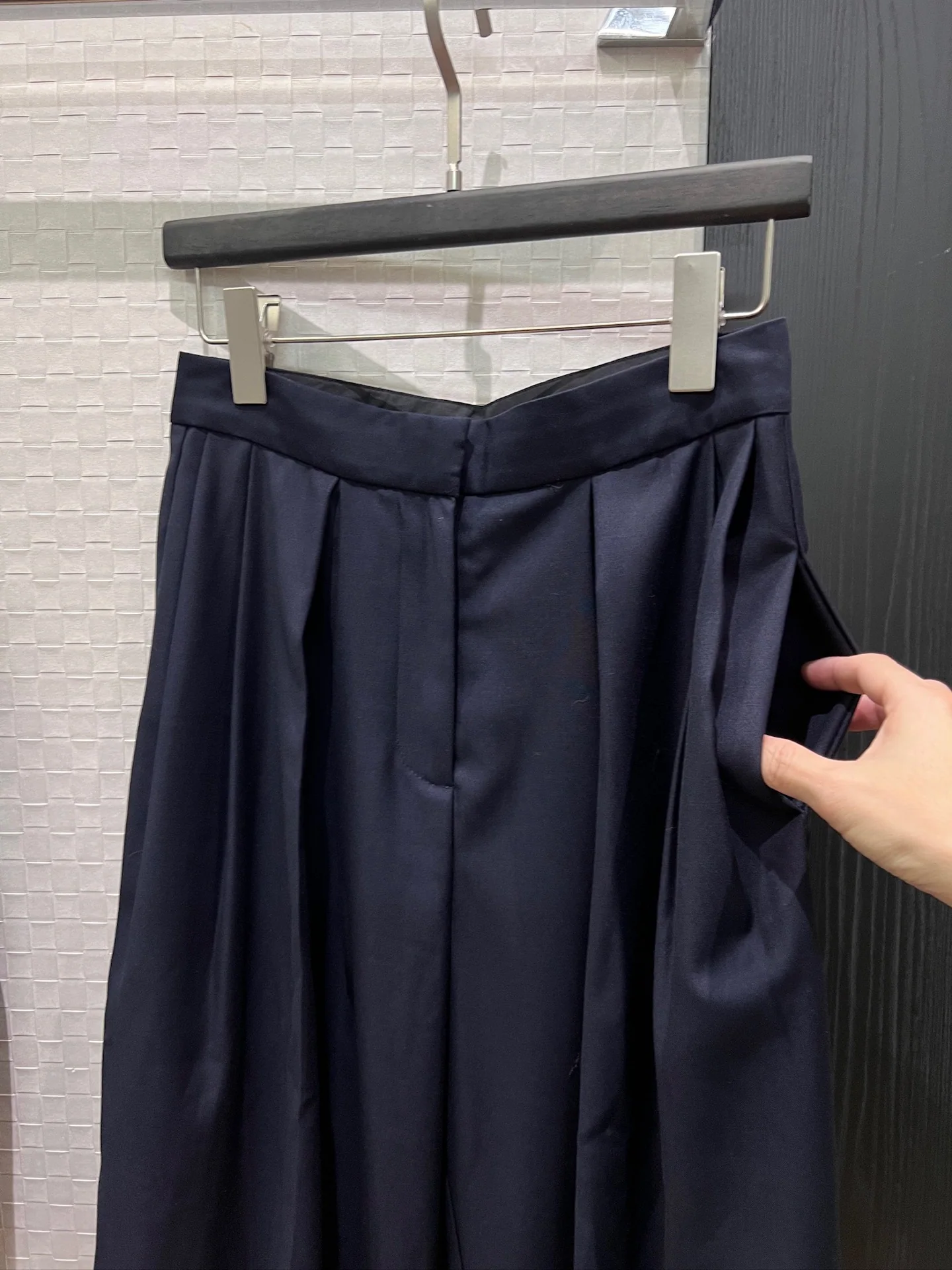 질샌더 울 V넥 블레이저 와이드 팬츠 세트 상세 이미지 7
