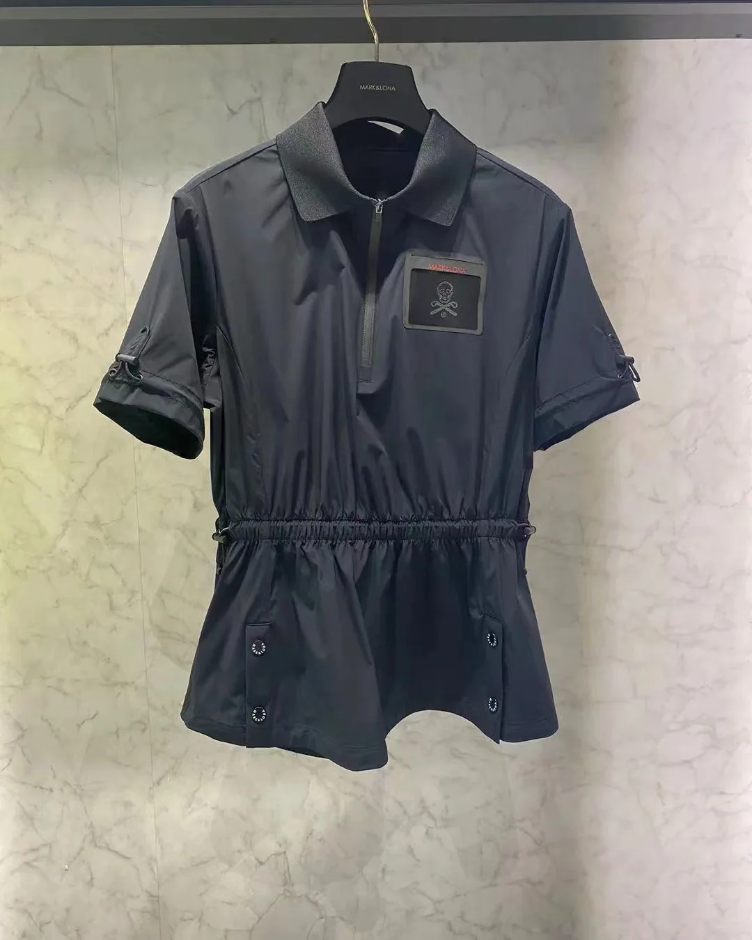 마크앤로나 여성 방풍 자외선 차단 하프집업 골프웨어 상세 이미지 6
