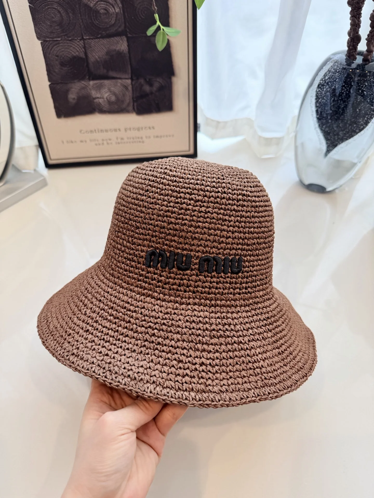 미우미우 모자 80777 Miu Miu Cap 상세 이미지 2