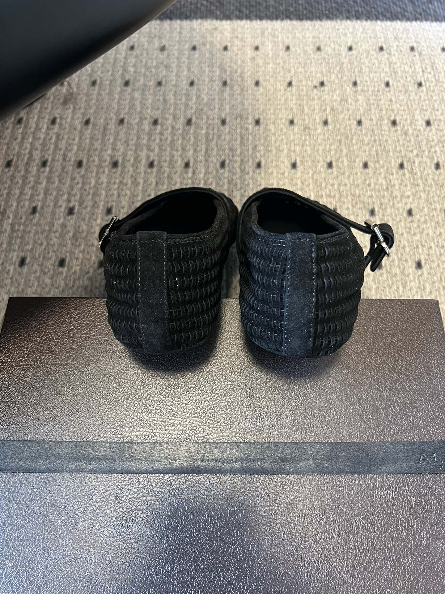 알라이아 3D 니트 직조 메리제인 플랫 슈즈 상세 이미지 6