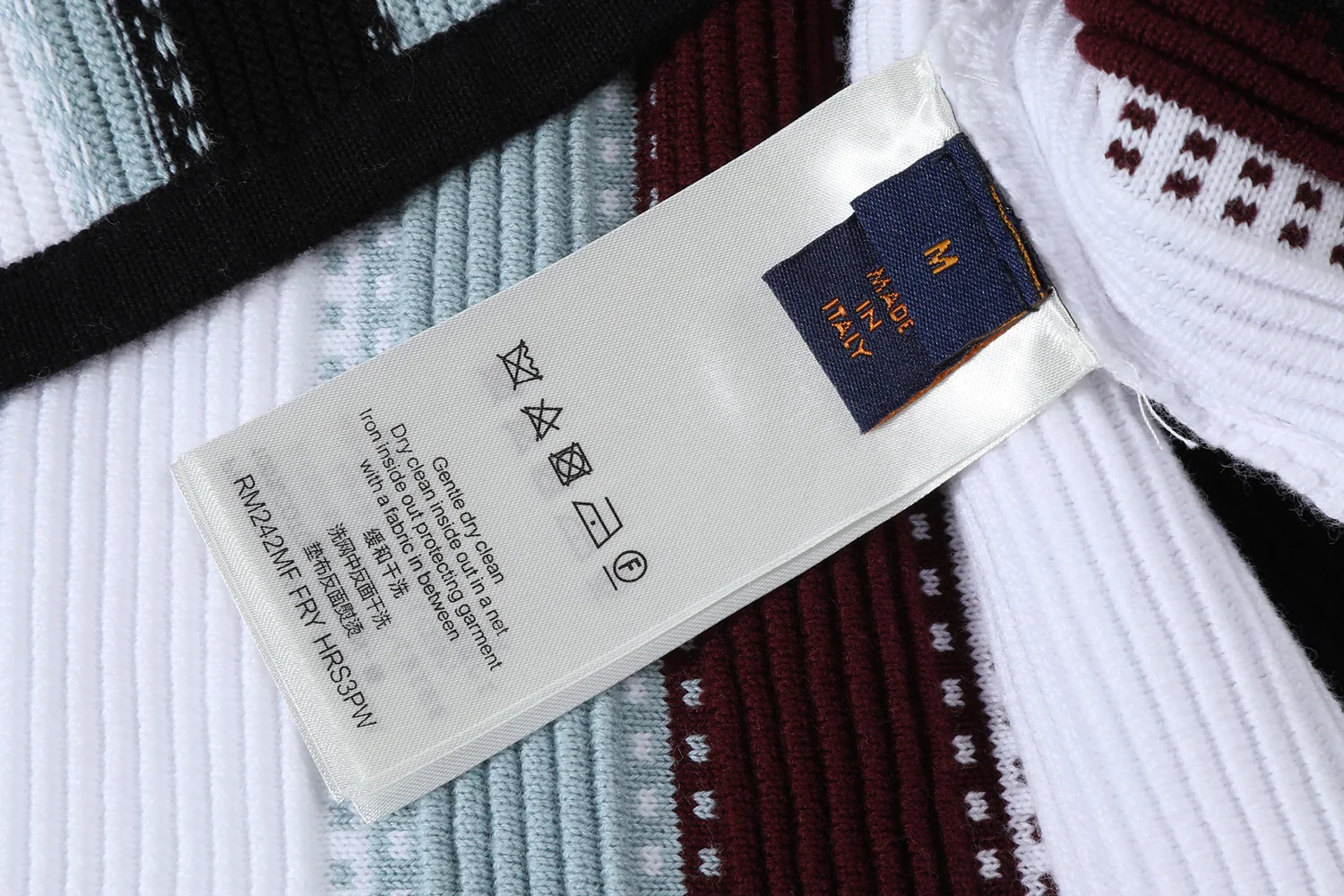 루이비통 스트라이프 크로셰 반바지 상세 이미지 9