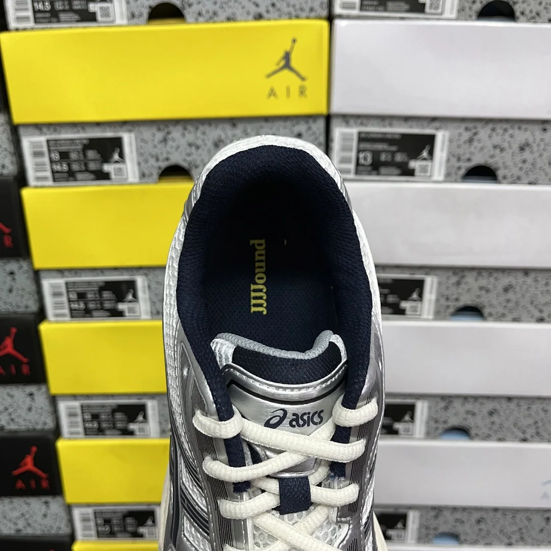 아식스 [ZC] 젤 카야노 14 1203A961-100 200323 Asics Gel-Kayano 14 JJJJound White Navy 상세 이미지 7