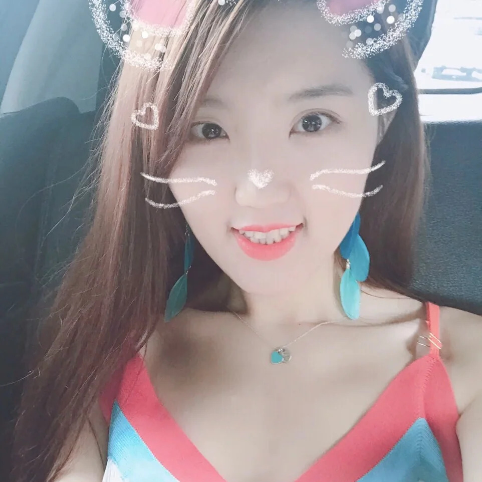 티파니 그린 더블 하트 에나멜 목걸이 상세 이미지 1