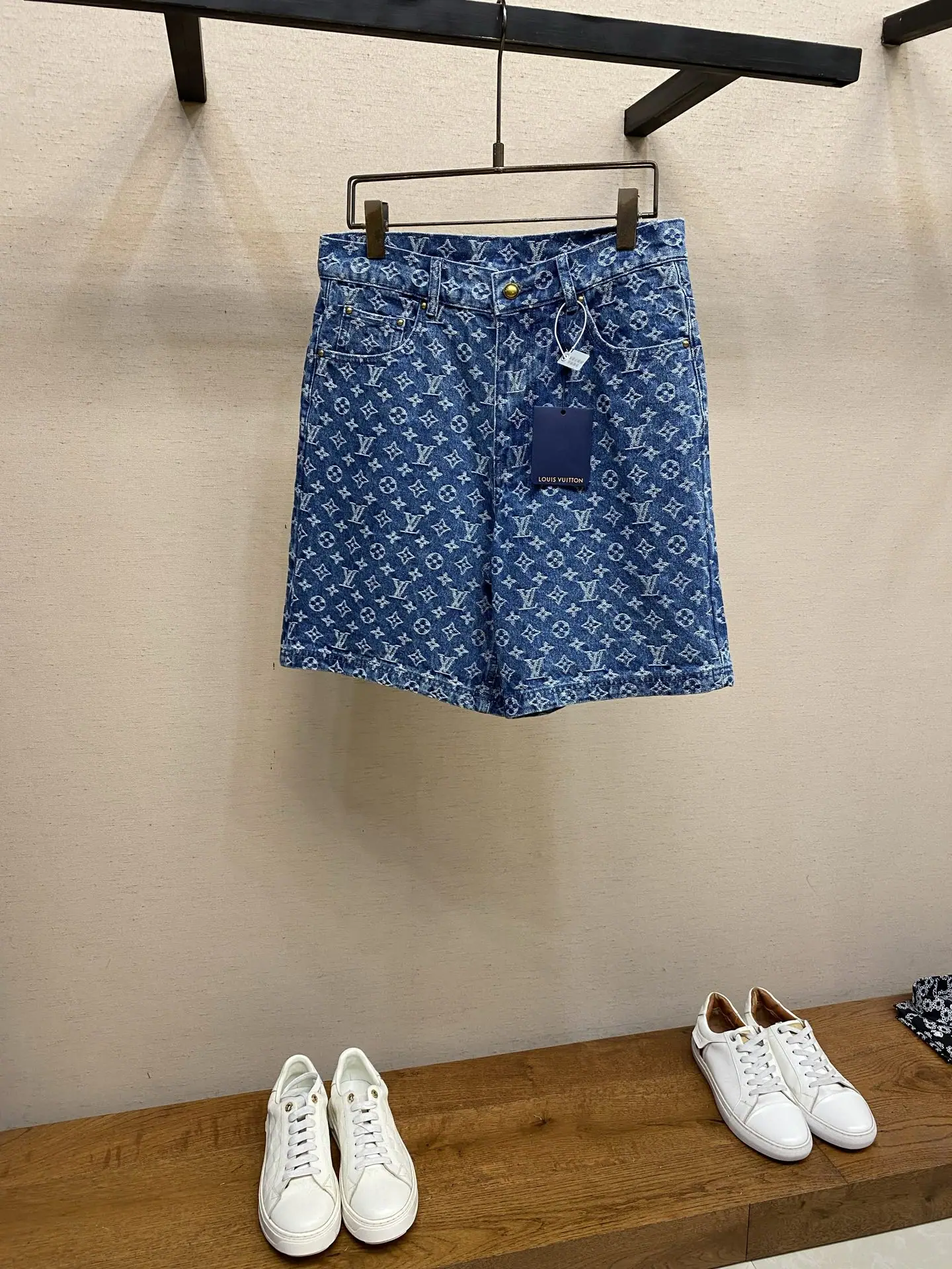 루이비통 모노그램 데님 반바지 상세 이미지 1