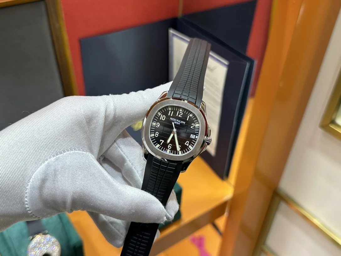 파텍필립 아쿠아넛 5168 G 자동 그레이 다이얼 PPF 공장 레플리카 44180 Patek Philippe 상세 이미지 4