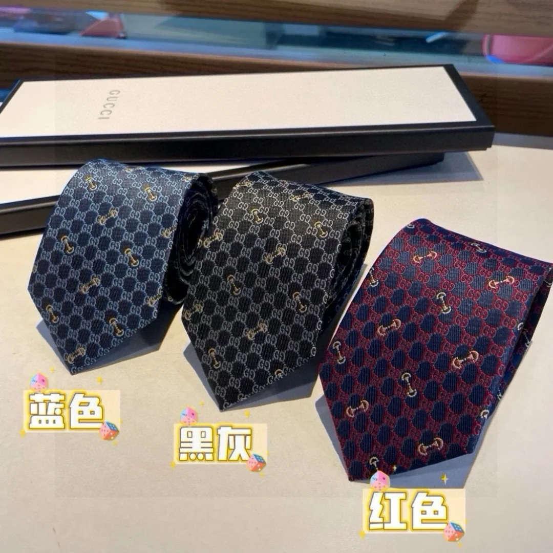 디올 CD 로고 모노크롬 넥타이 상세 이미지 2