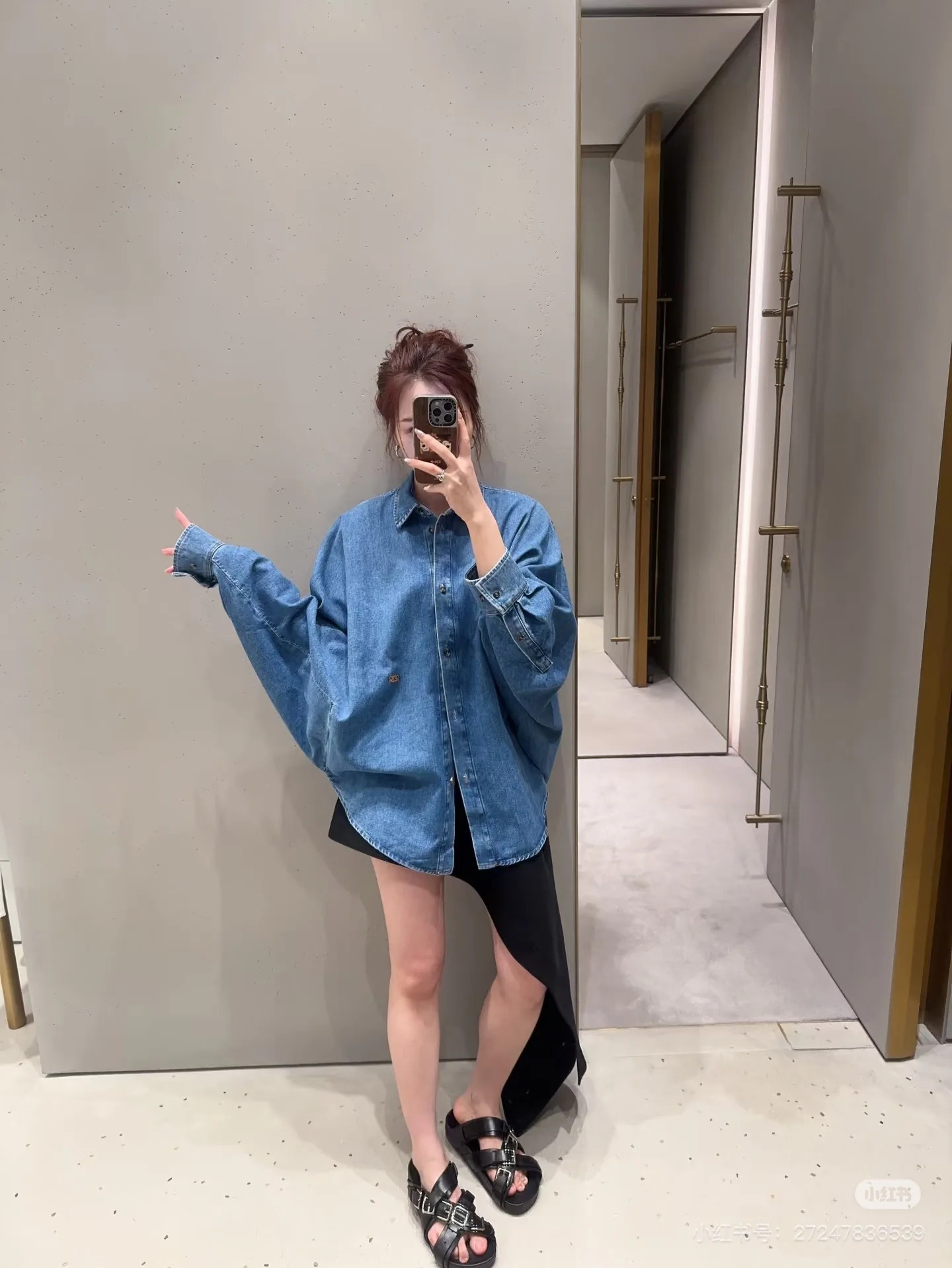 로에베 오버사이즈 데님 셔츠 상세 이미지 9