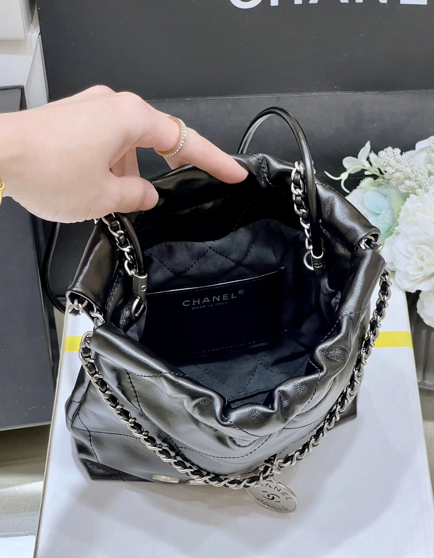샤넬 23 S 해피 미니 22 가방 A92993 상세 이미지 5