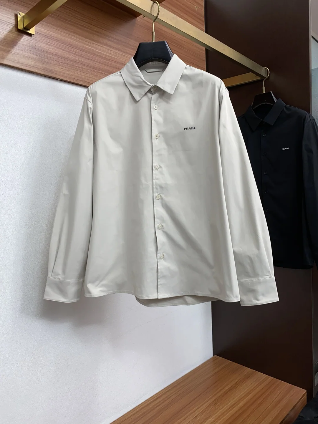 프라다 남성용 캐주얼 긴팔 셔츠 156670
