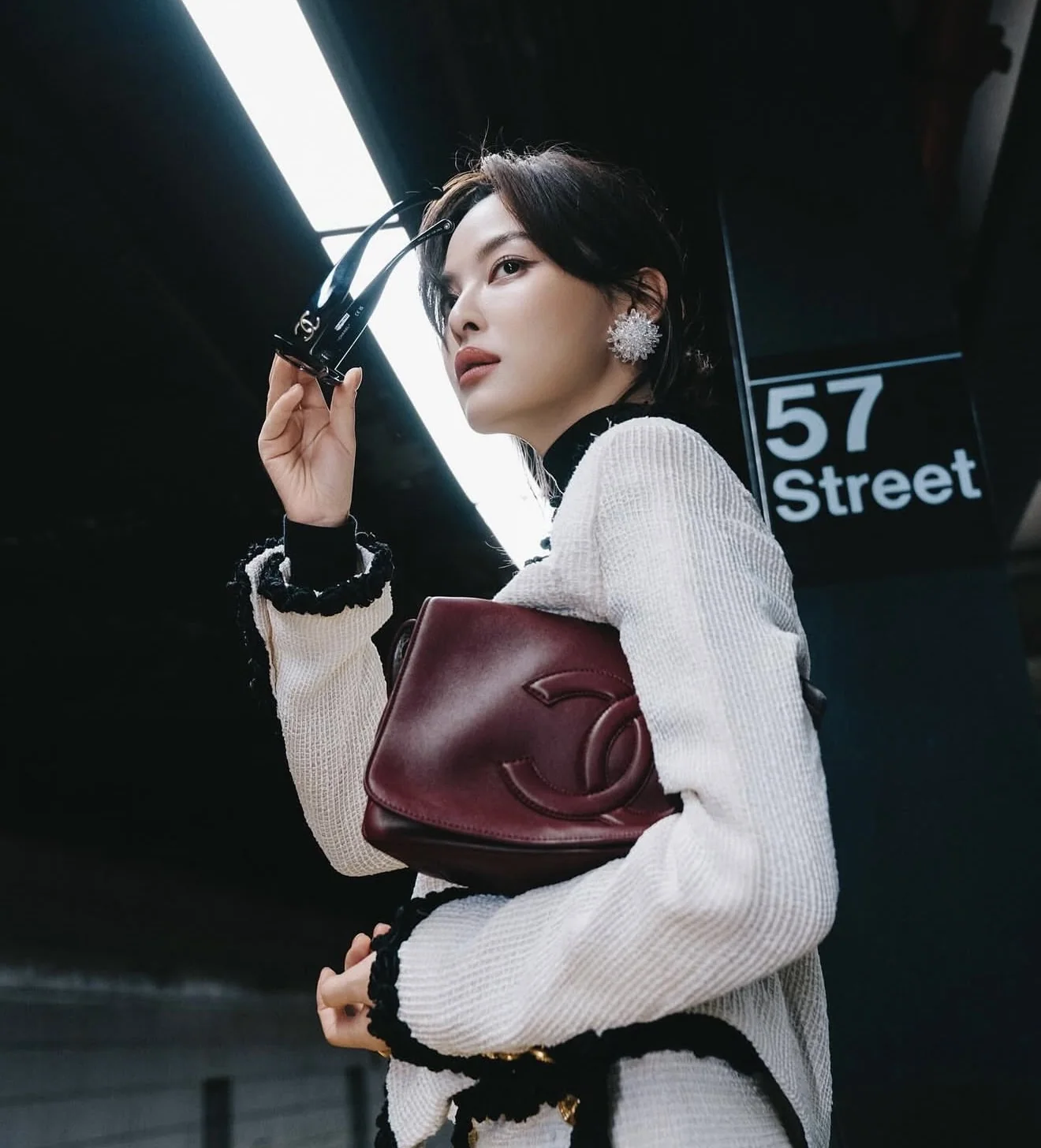 샤넬 더블 C 로고 선글라스 상세 이미지 8