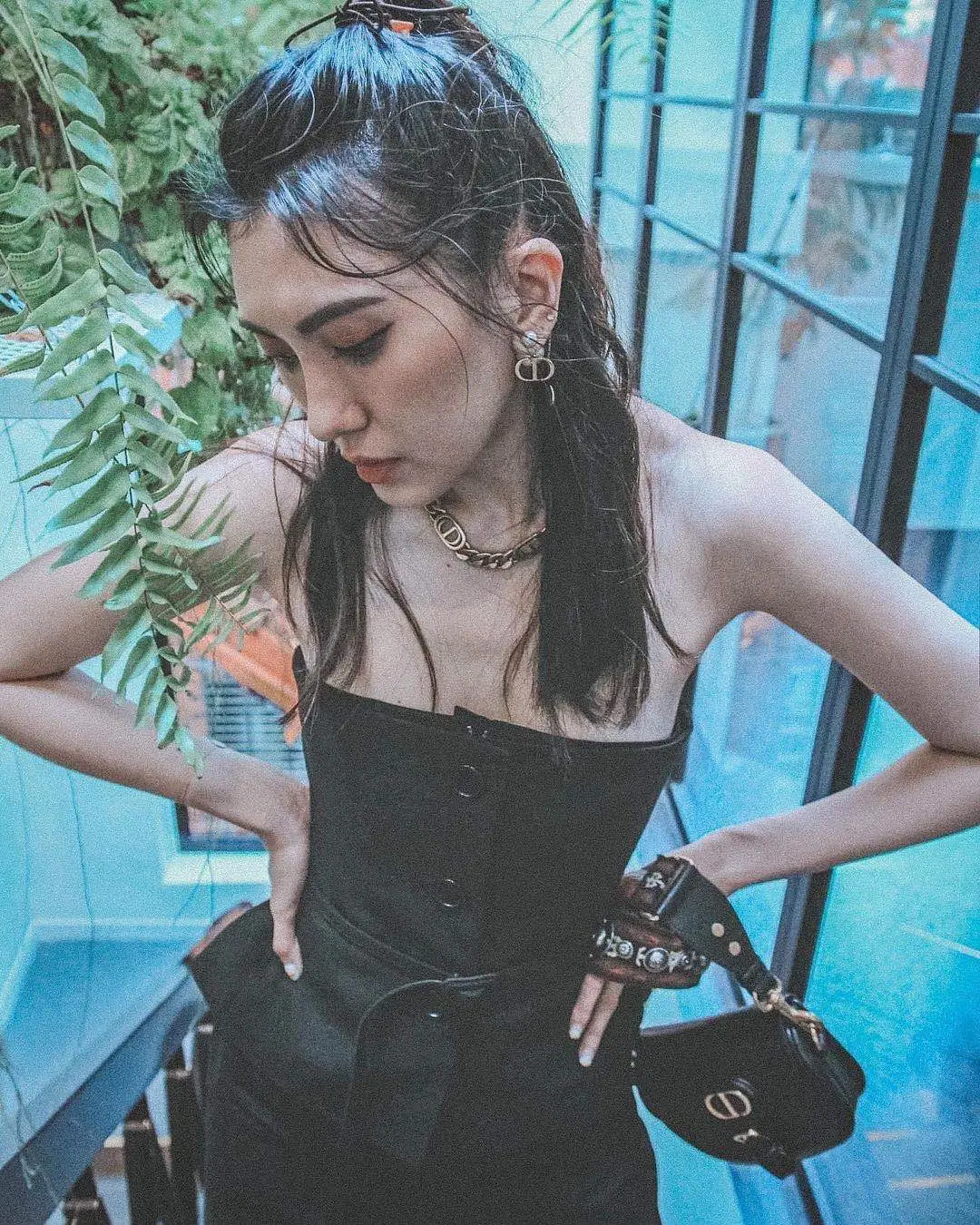 디올 CD 이니셜 목걸이 상세 이미지 2