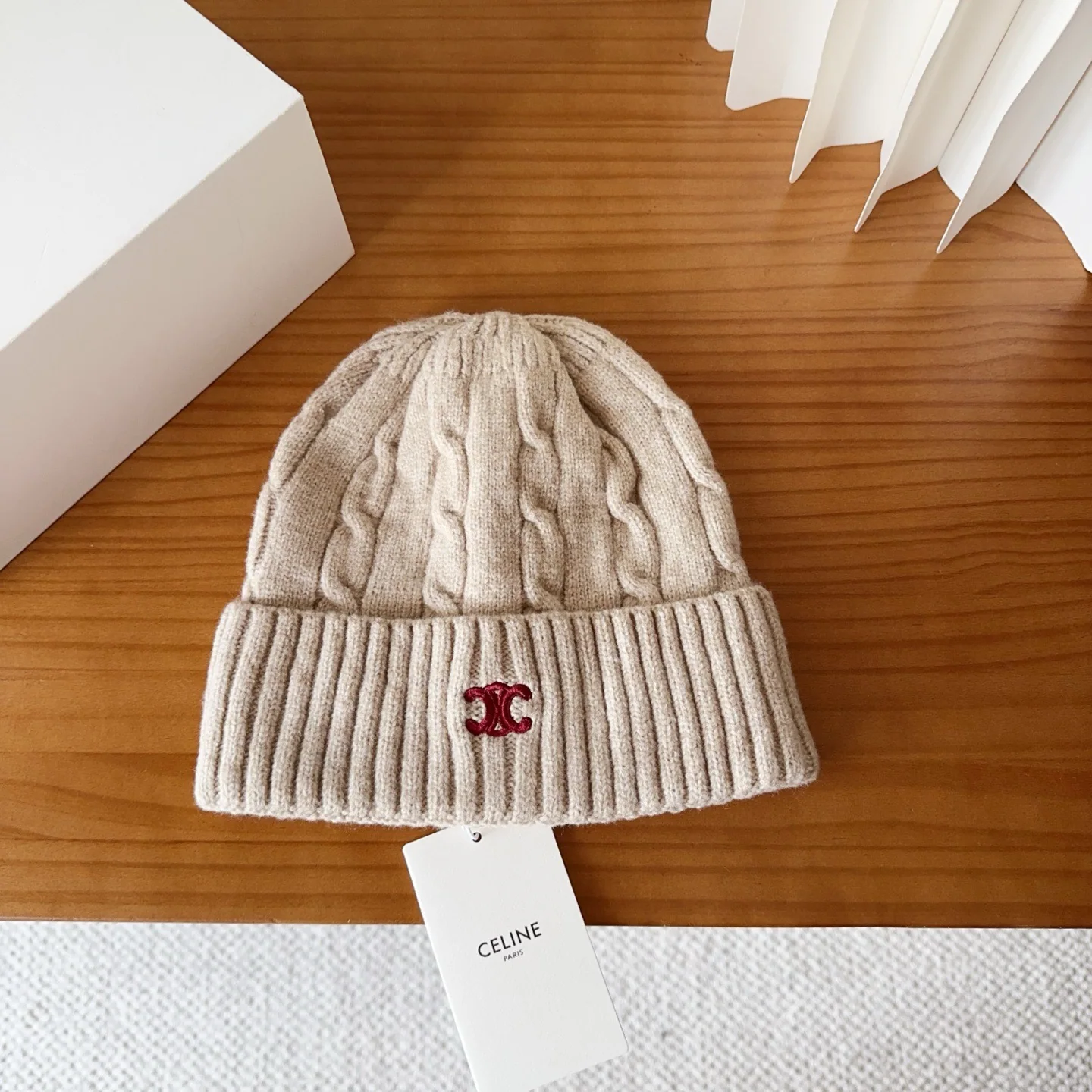 셀린느 니트 모자 상세 이미지 1