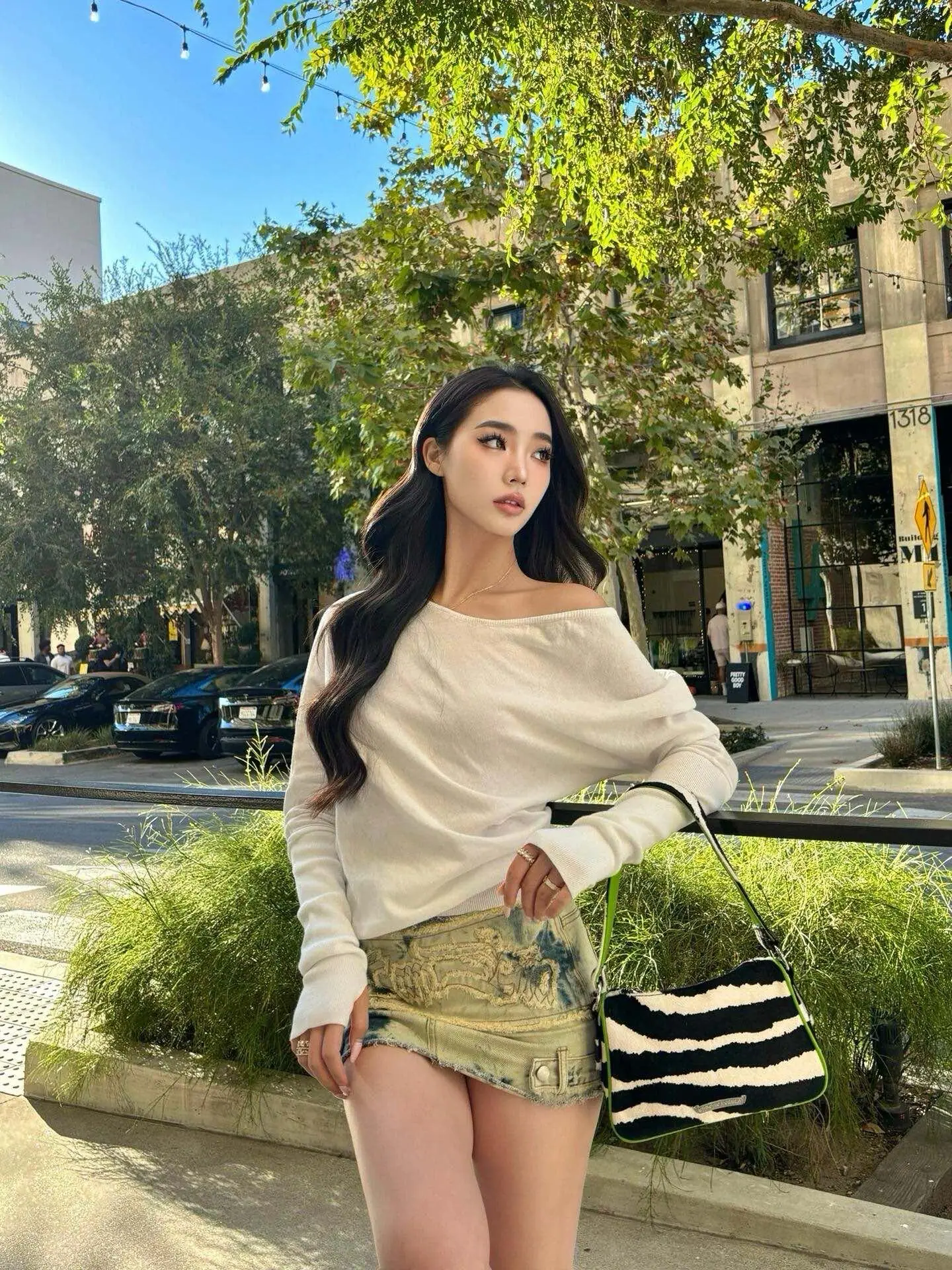 크롬하츠 애플그린 지브라 헤어 가방 상세 이미지 21
