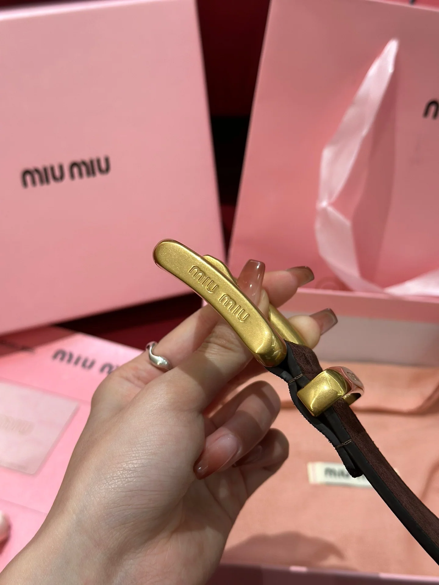 미우미우 벨트 57833 Miu Miu Belt 상세 이미지 4