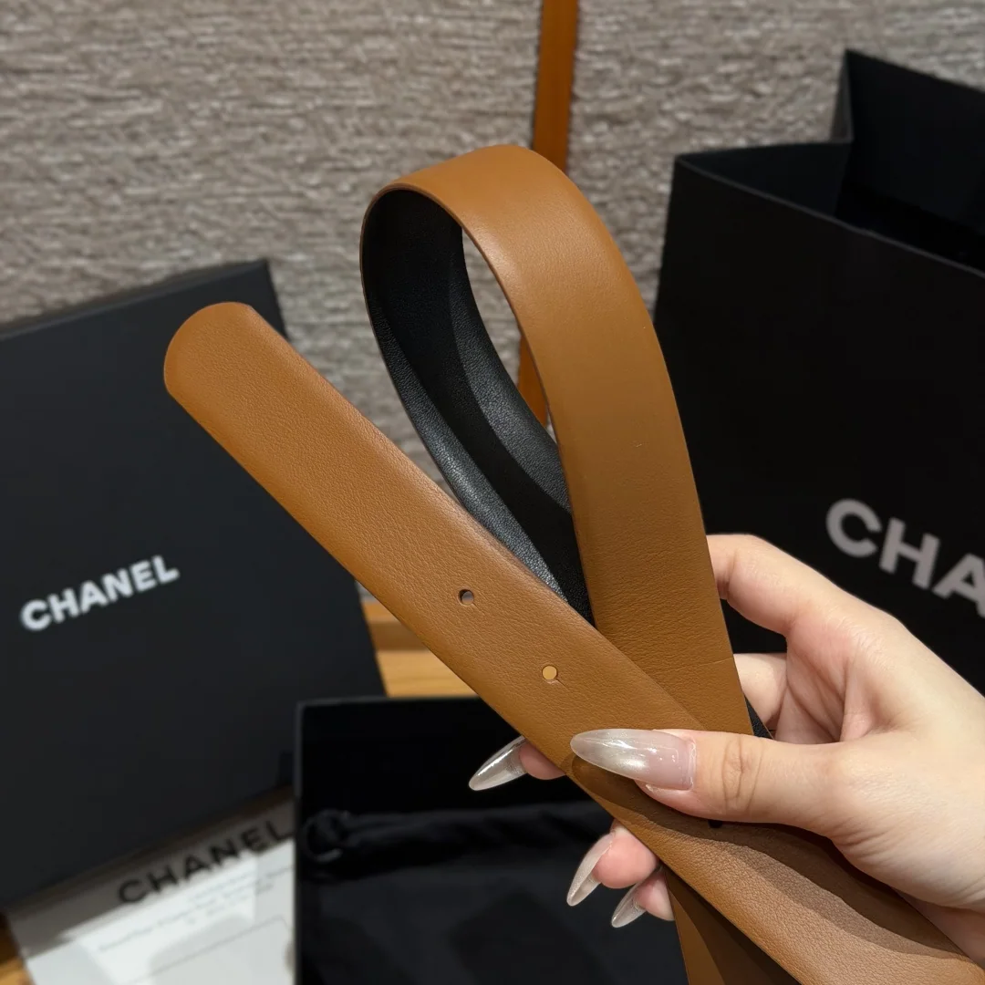 샤넬 산투르 리버서블 카프스킨 벨트 상세 이미지 8
