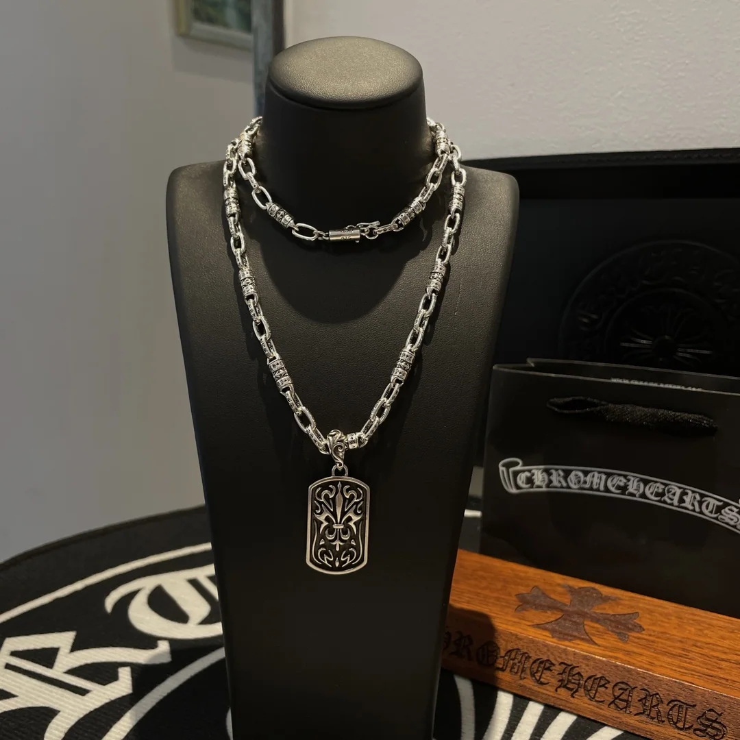 크롬하츠 크로스 밀리터리 태그 목걸이 상세 이미지 2