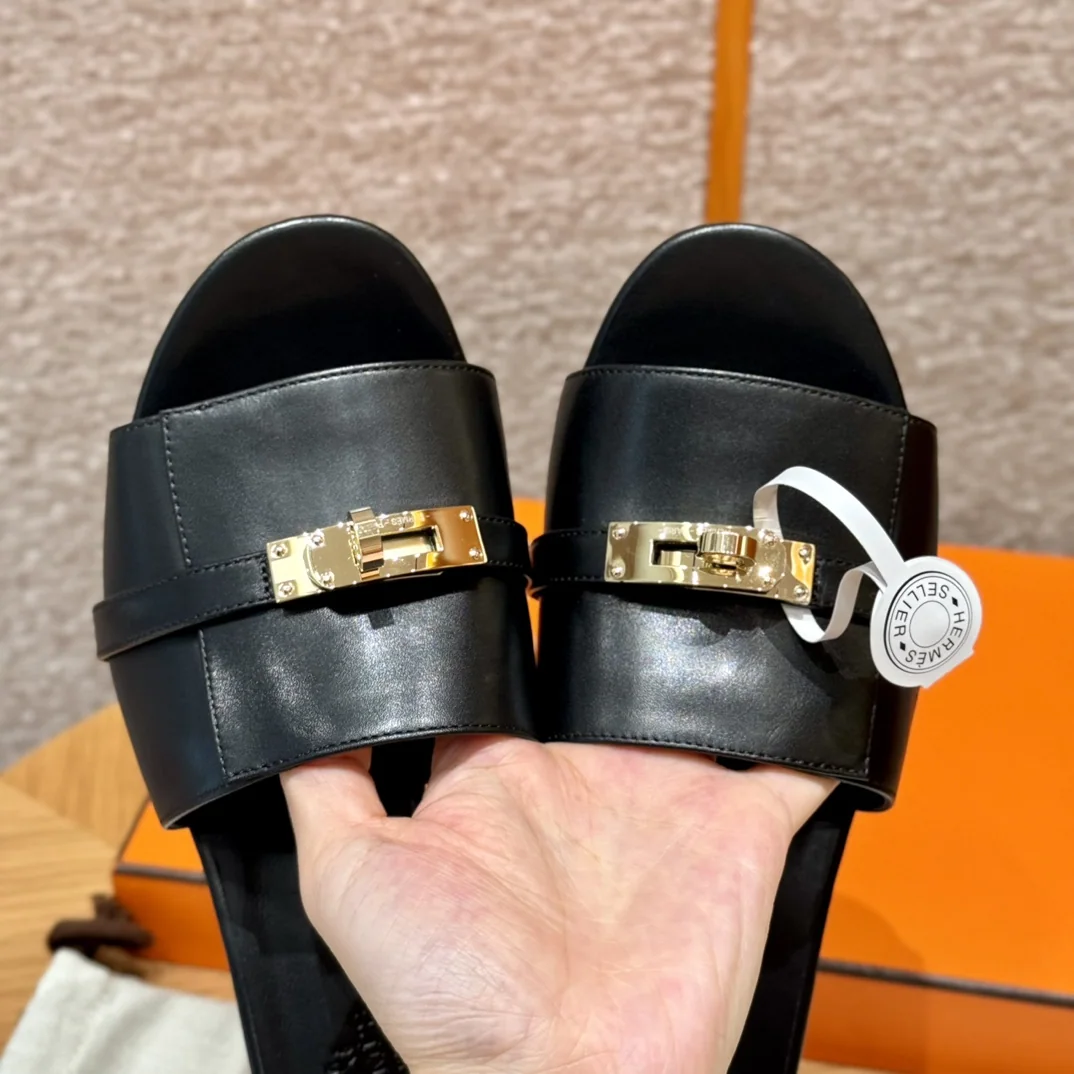 에르메스 지지 켈리 블랙 하이힐 신발 8358 상세 이미지 7