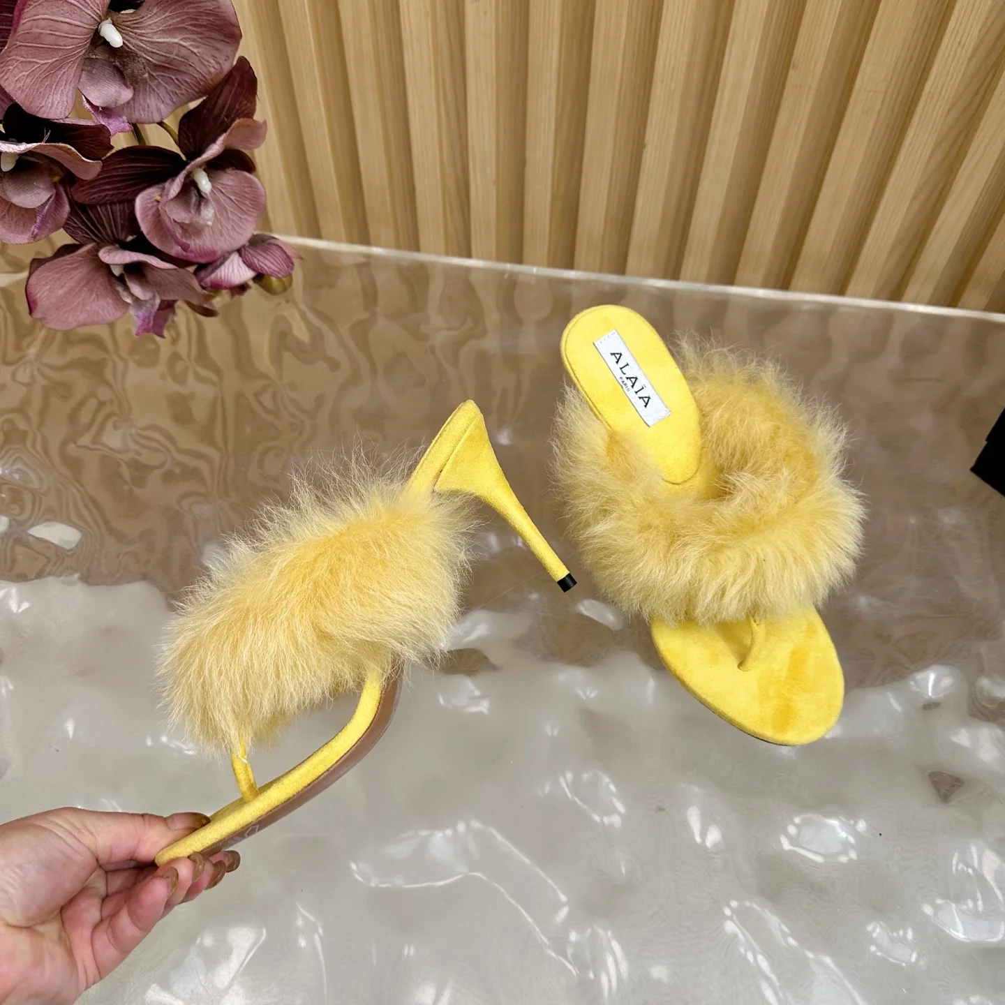 알라이아 웨지 샌들 상세 이미지 7