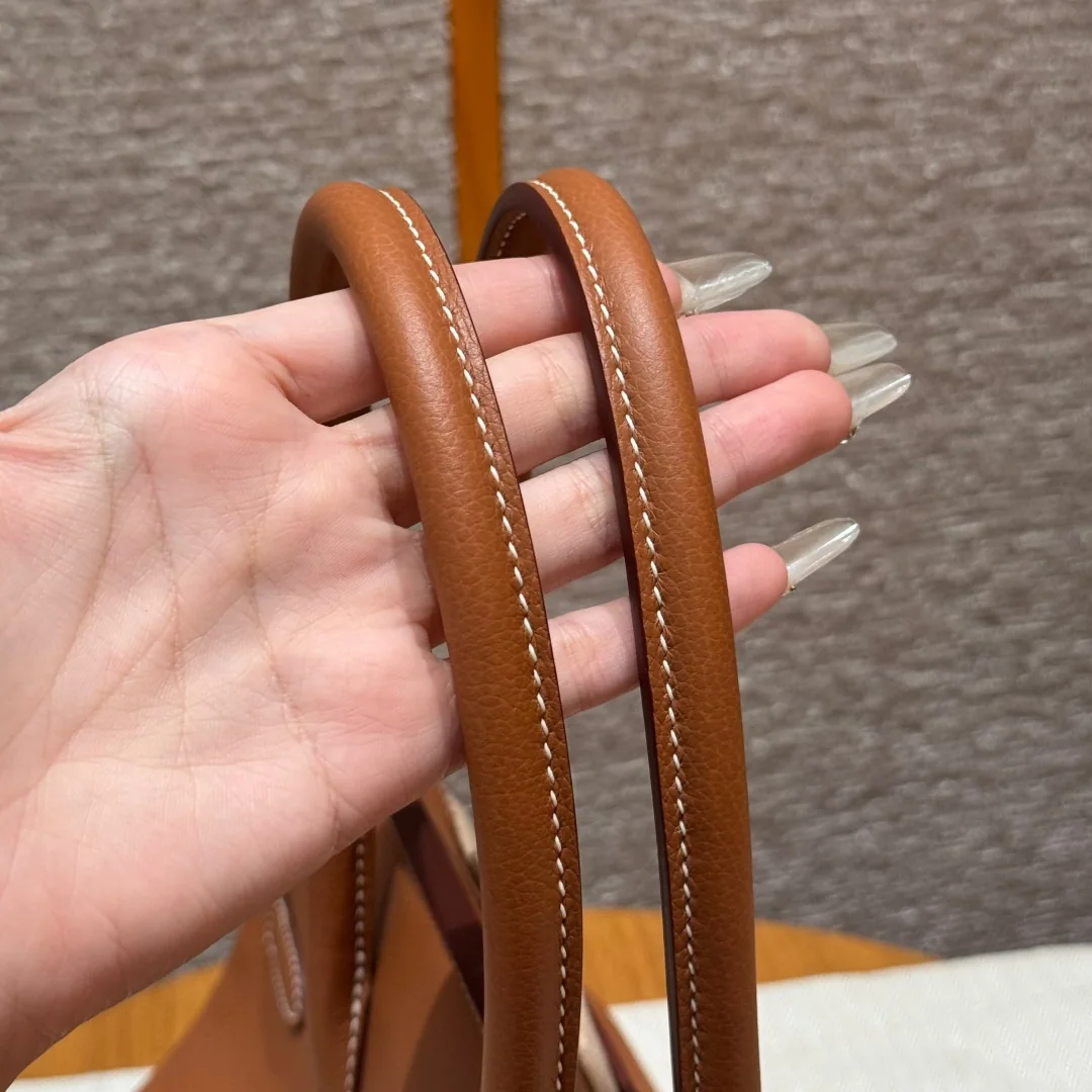 에르메스 버킨 골든 브라운 숄더백 상세 이미지 9