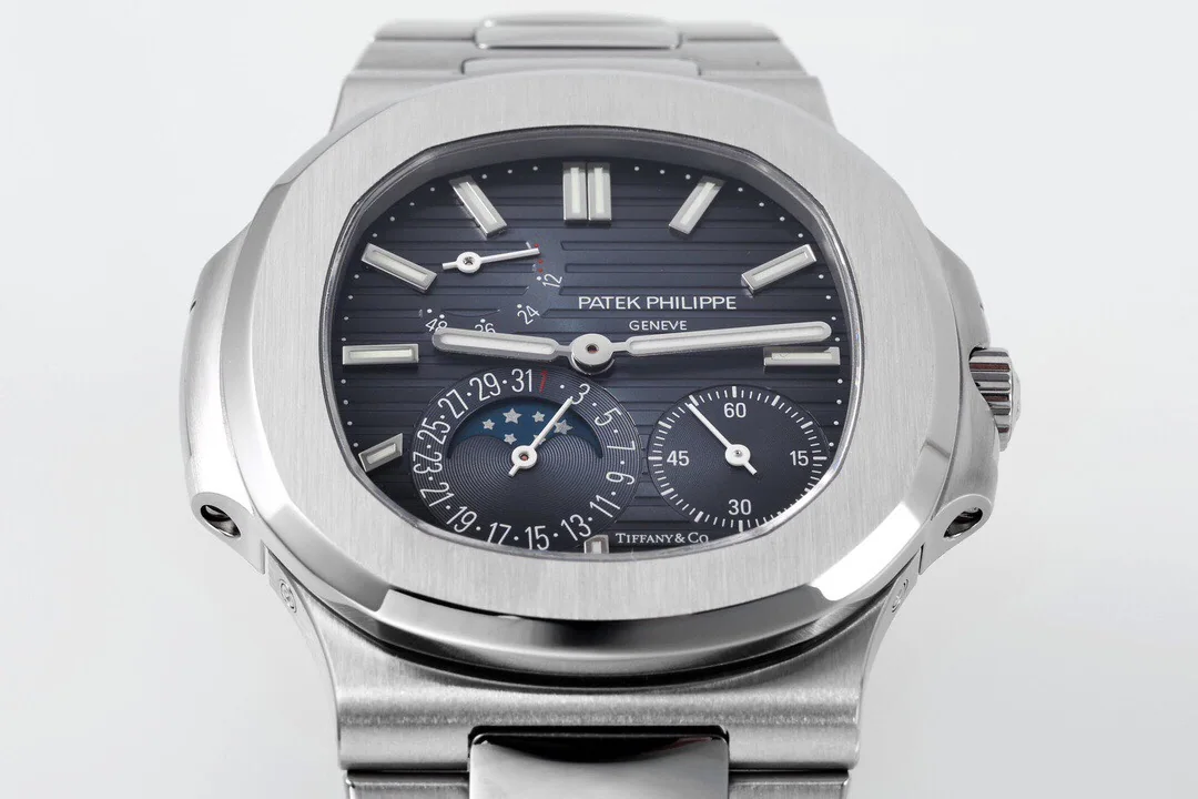 파텍필립 노틸러스 5712 문페이즈 멀티펑션 자동 블루 다이얼 PPF 공장 레플리카 44069 Patek Philippe 상세 이미지 3