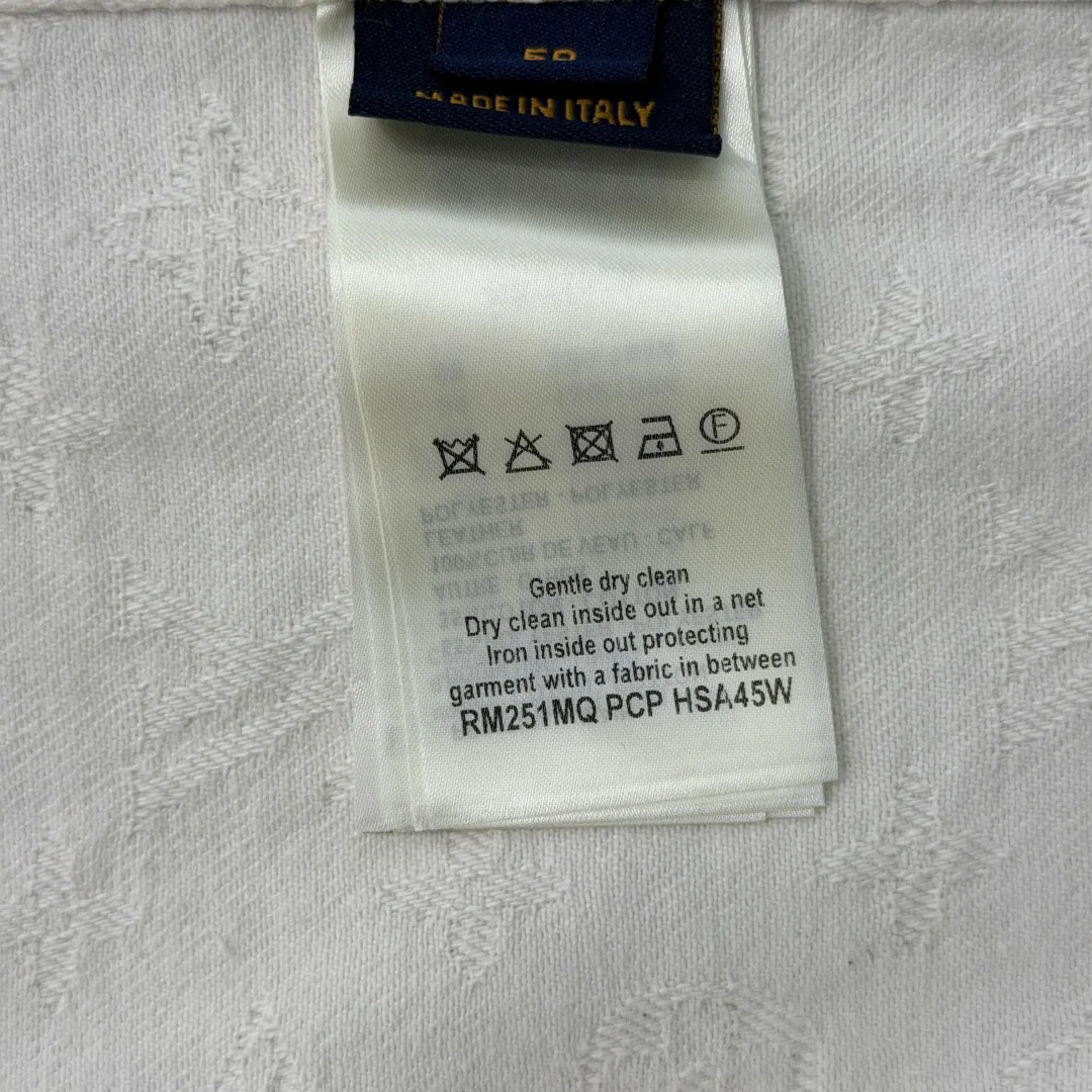 루이비통 모노그램 프린트 데님 셔츠 남성 상세 이미지 9