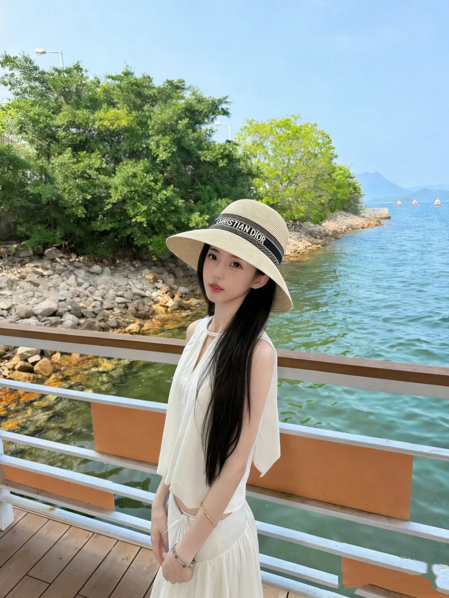 디올 웨빙 버킷햇 상세 이미지 1