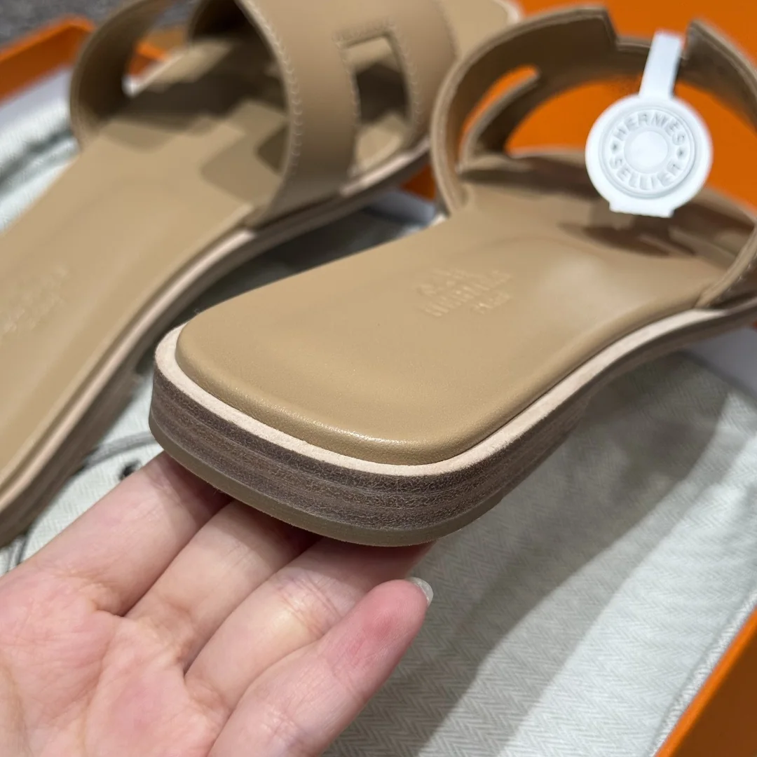 에르메스 오란 램스킨 슬리퍼 상세 이미지 9