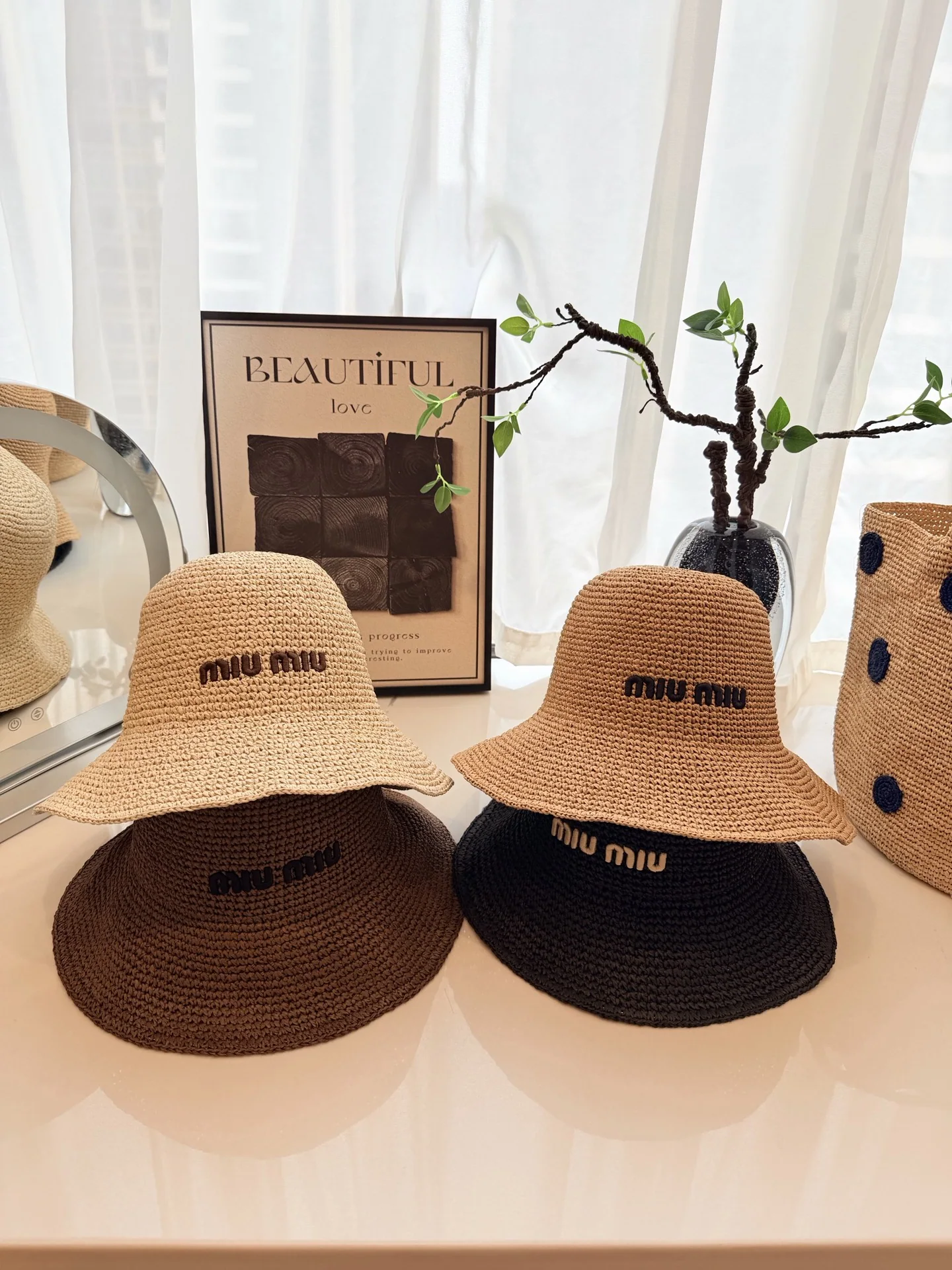 미우미우 모자 80777 Miu Miu Cap 상세 이미지 9