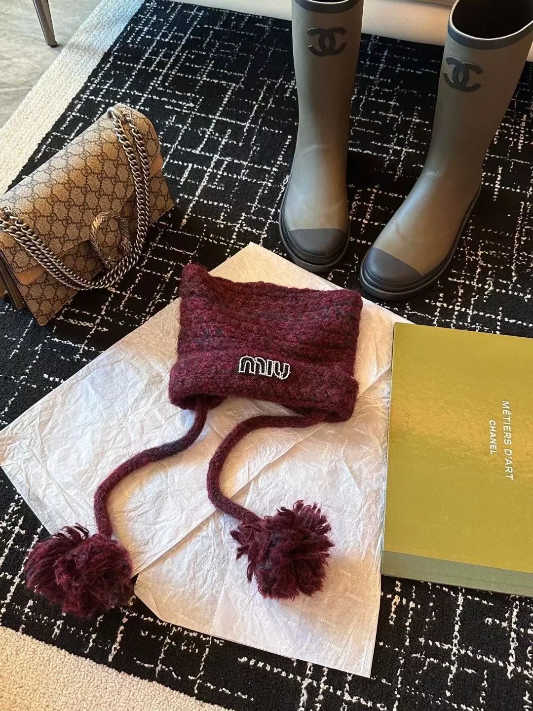미우미우 모자 79420 Miu Miu Cap 상세 이미지 3