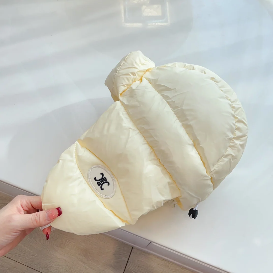 셀린느 다운 충전 가벼운 보온 모자 상세 이미지 3