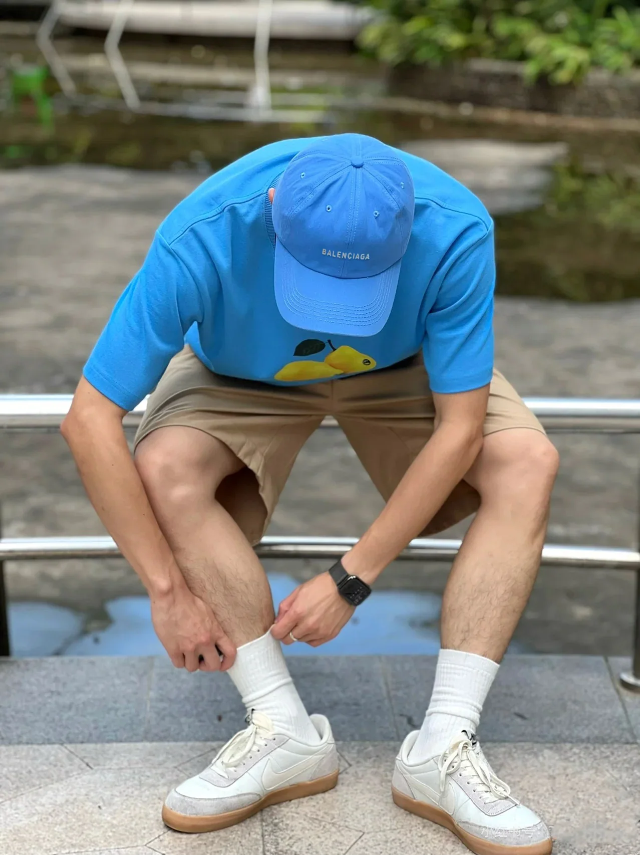 발렌시아가 컬러풀 면 야구모자 상세 이미지 1