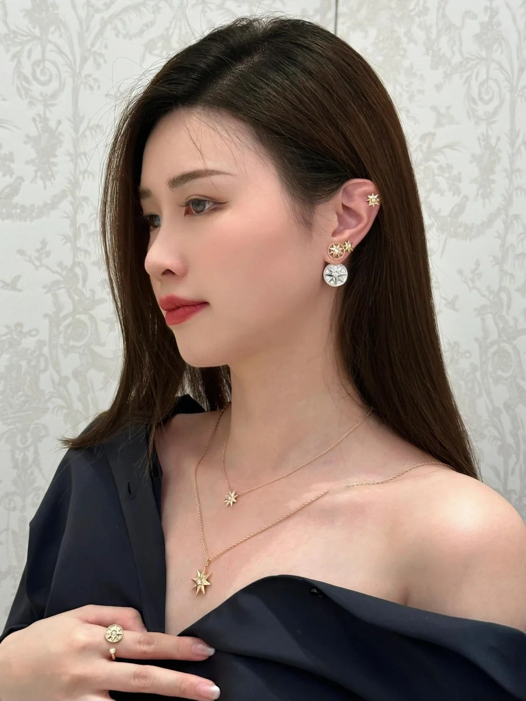 디올 에투알 데 방 로즈 골드 다이아몬드 목걸이 상세 이미지 4