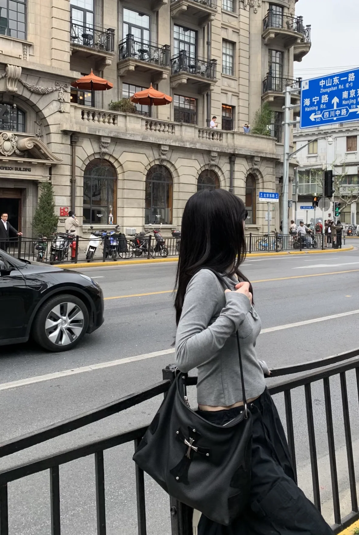 크롬하츠 블랙 워리어 라이언 소가죽 크로스바디 가방 상세 이미지 11