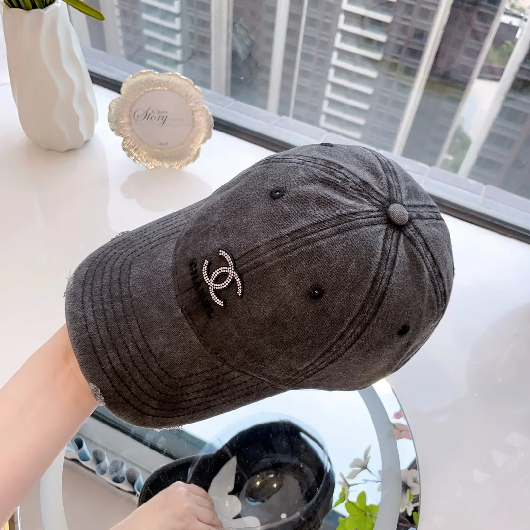 샤넬 데미지 가공 야구모자 상세 이미지 5