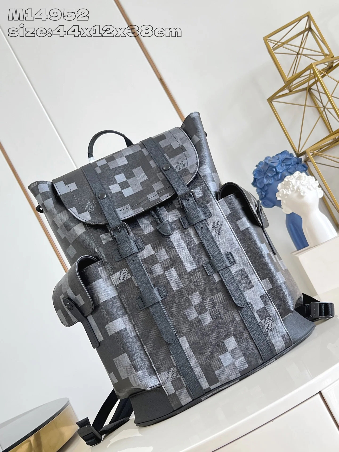 루이비통 다모플라주 블랙 미디엄 백팩 M14952 상세 이미지 1