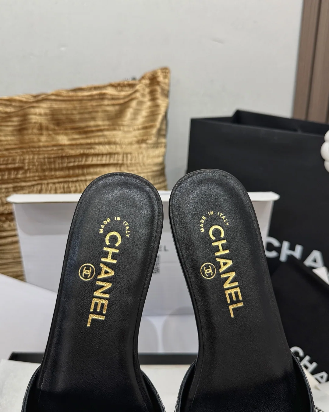 샤넬 더블 C 양가죽 샌들 상세 이미지 8