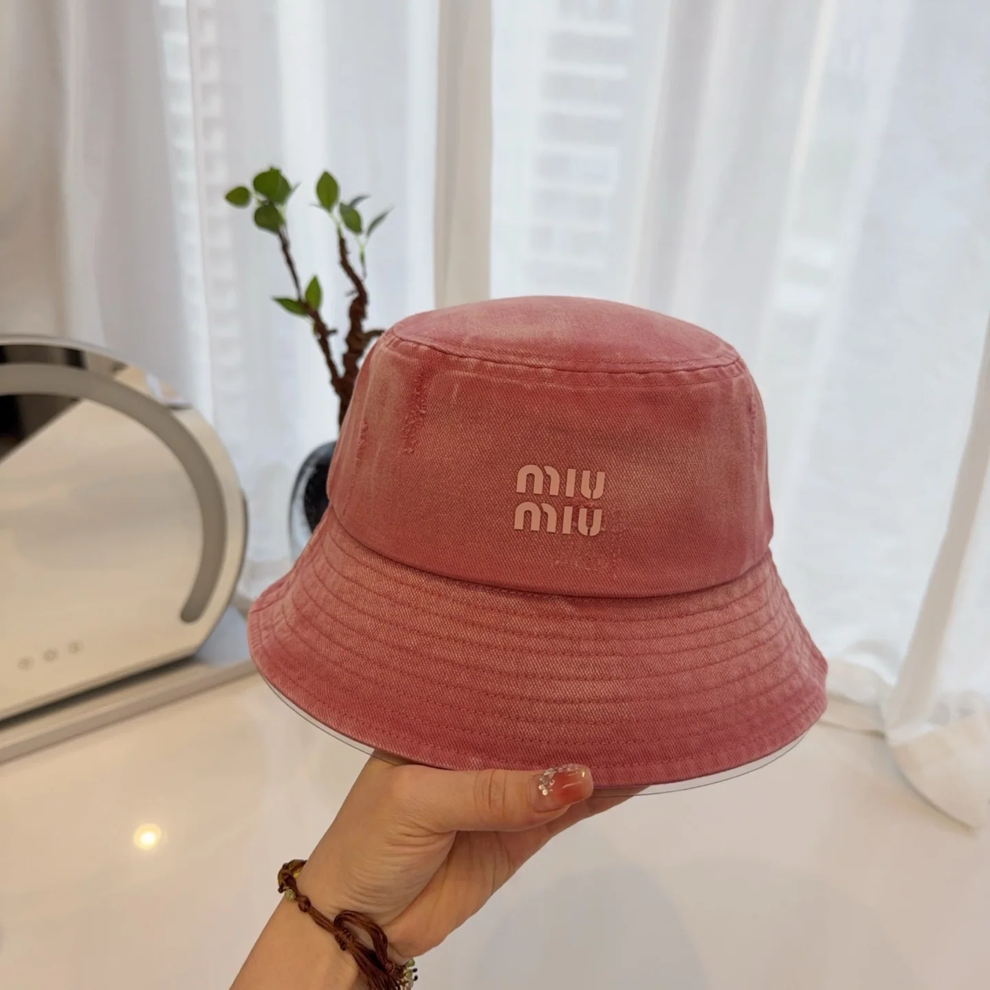 미우미우 모자 80897 Miu Miu Cap 상세 이미지 6
