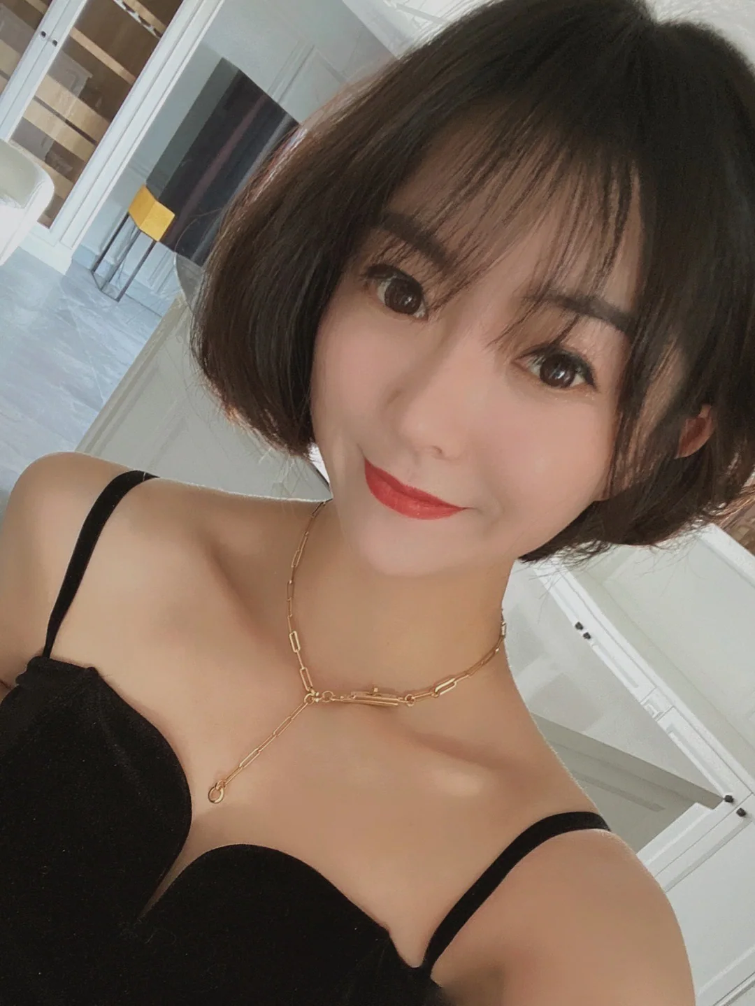 에르메스 H 로즈골드 목걸이 상세 이미지 3