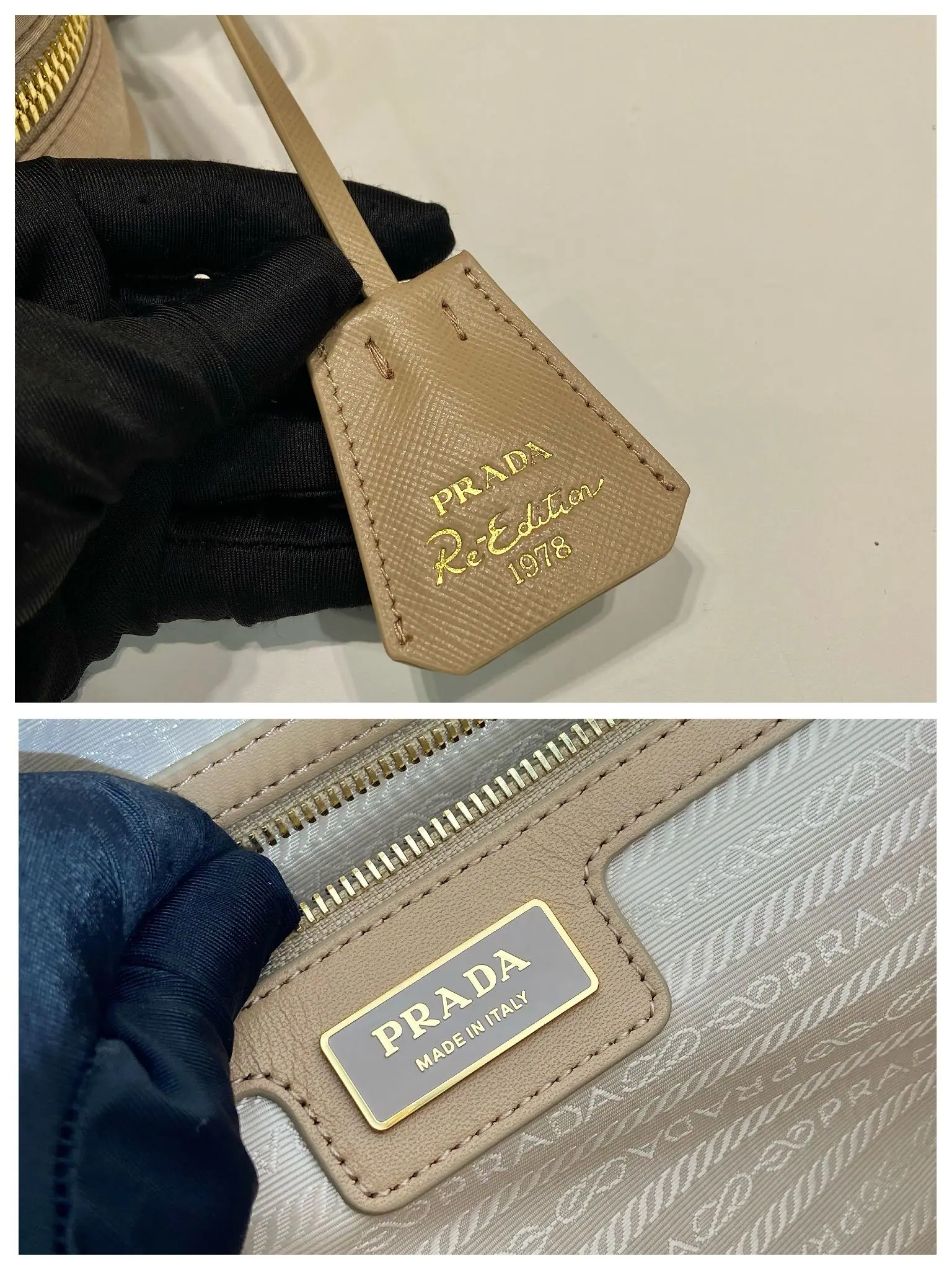 프라다 리사이클 나일론 더블 핸들 핸드백 1BB115 상세 이미지 9