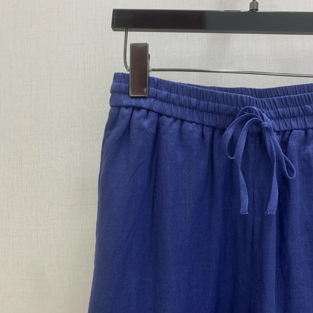 폴로 린넨 통기성 여성 바지 상세 이미지 2