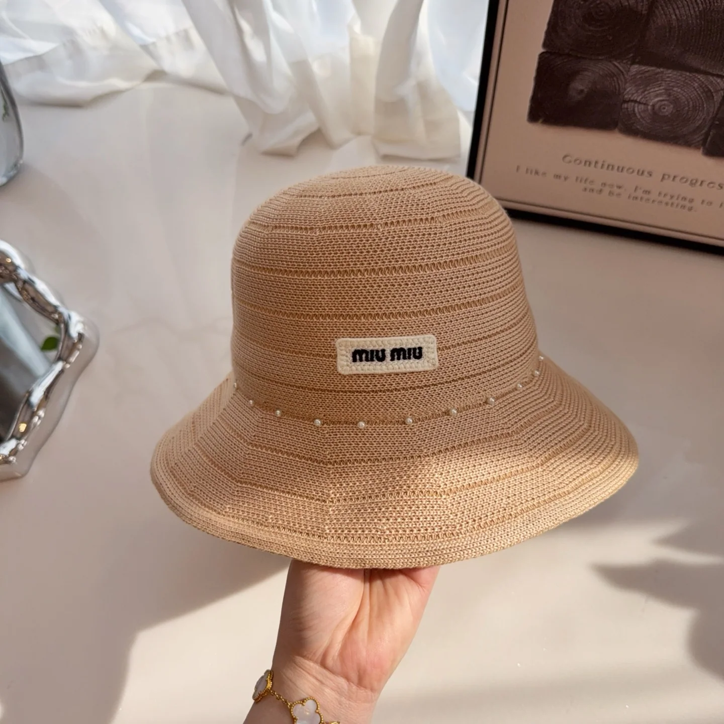 미우미우 모자 81257 Miu Miu Cap 상세 이미지 7