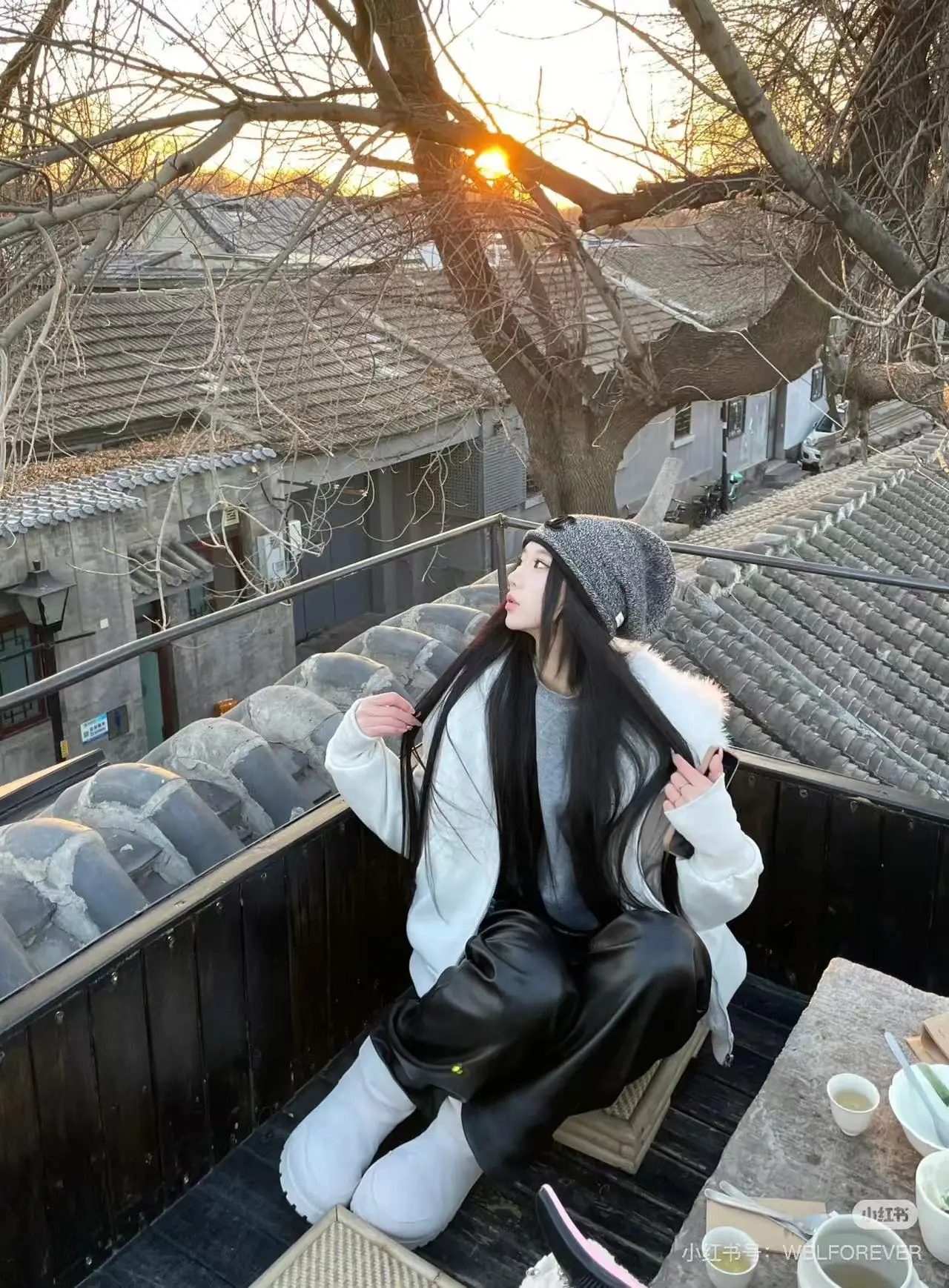 샤넬 울 슬로치 햇 모자 상세 이미지 3