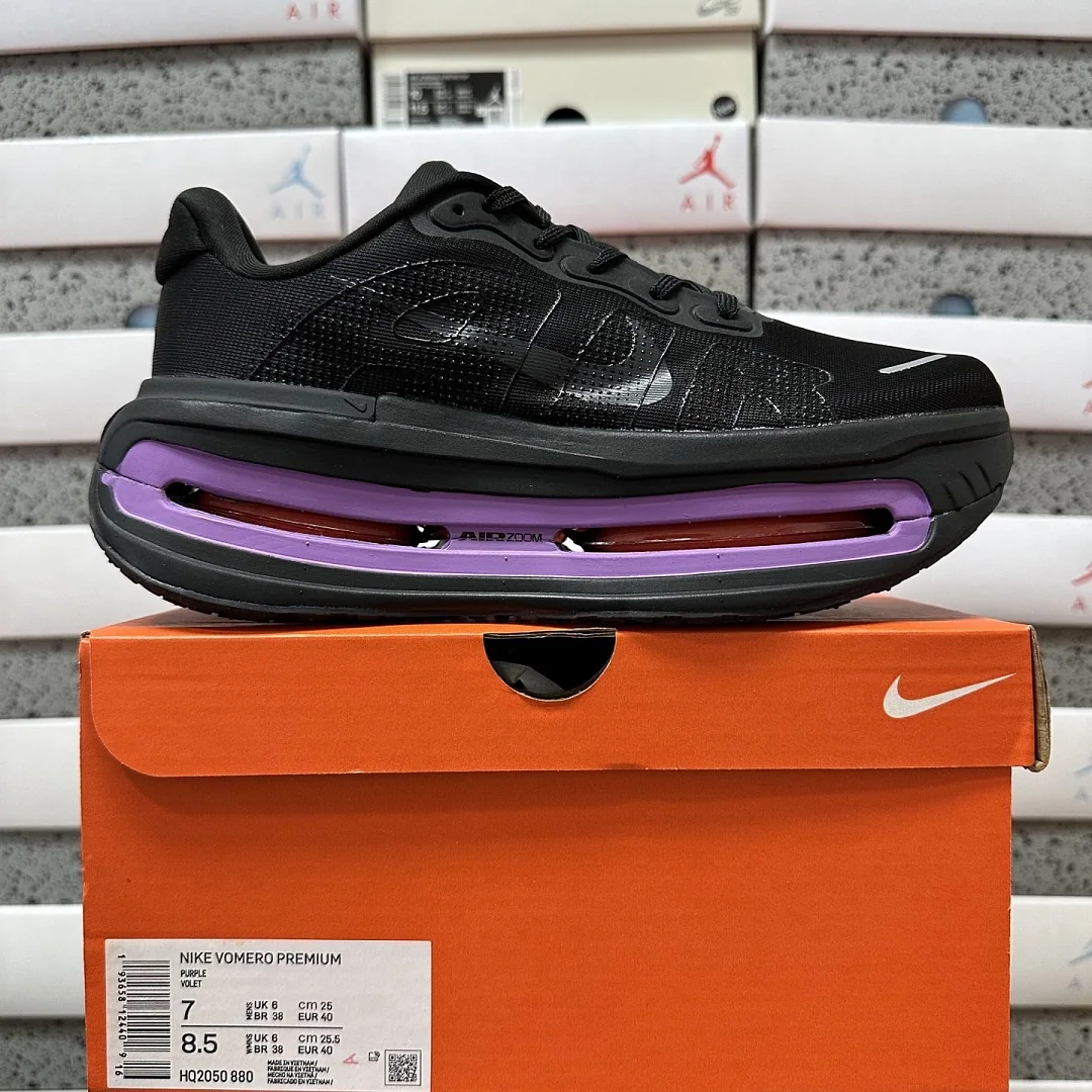나이키 [5A] 보메로 프리미엄 블랙 퍼플 HQ2050-880 201608 Nike Vomero Premium